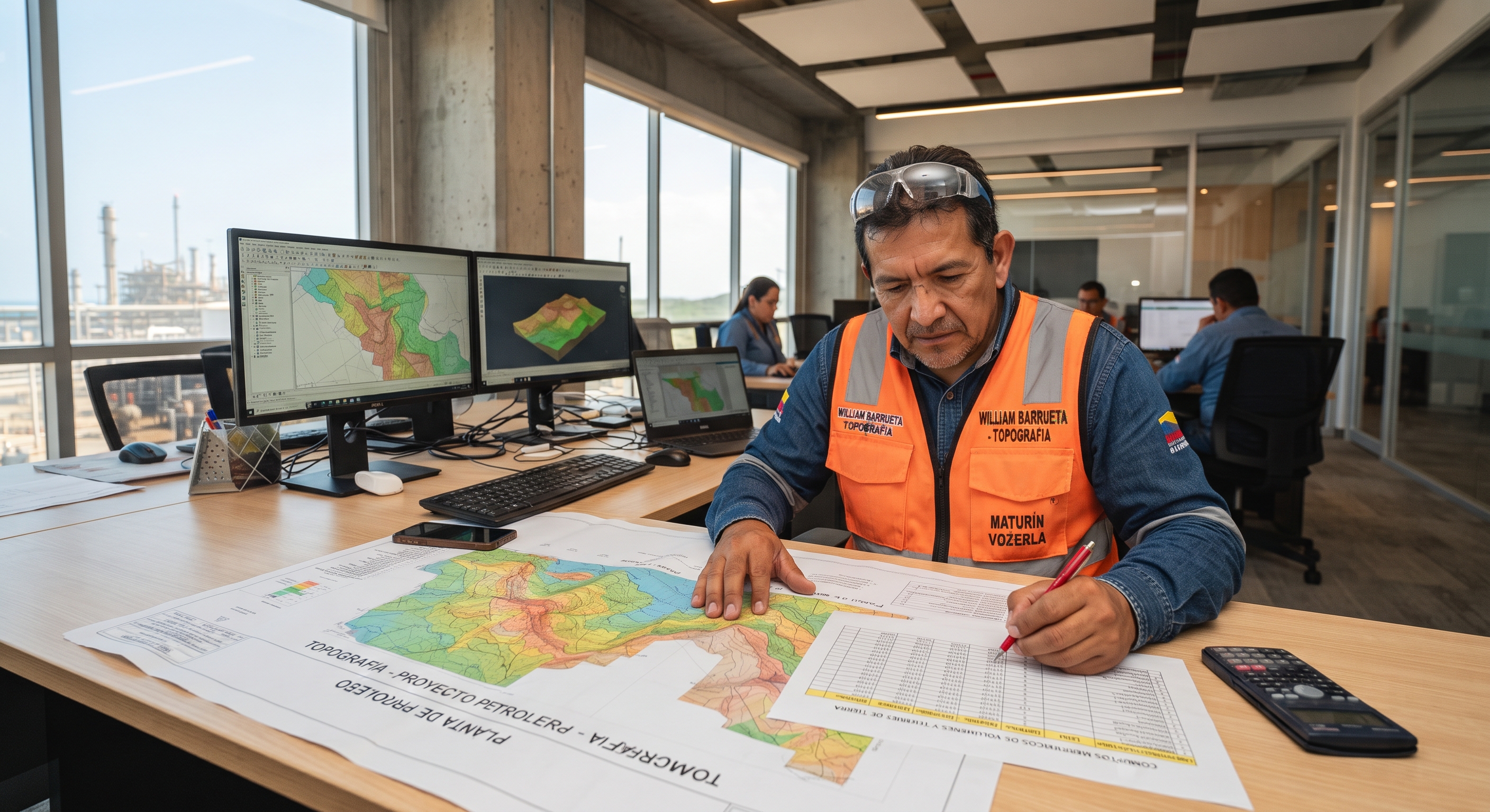 Ejemplo anonimizado de plano topográfico digital